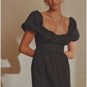 European local linen maxi dress